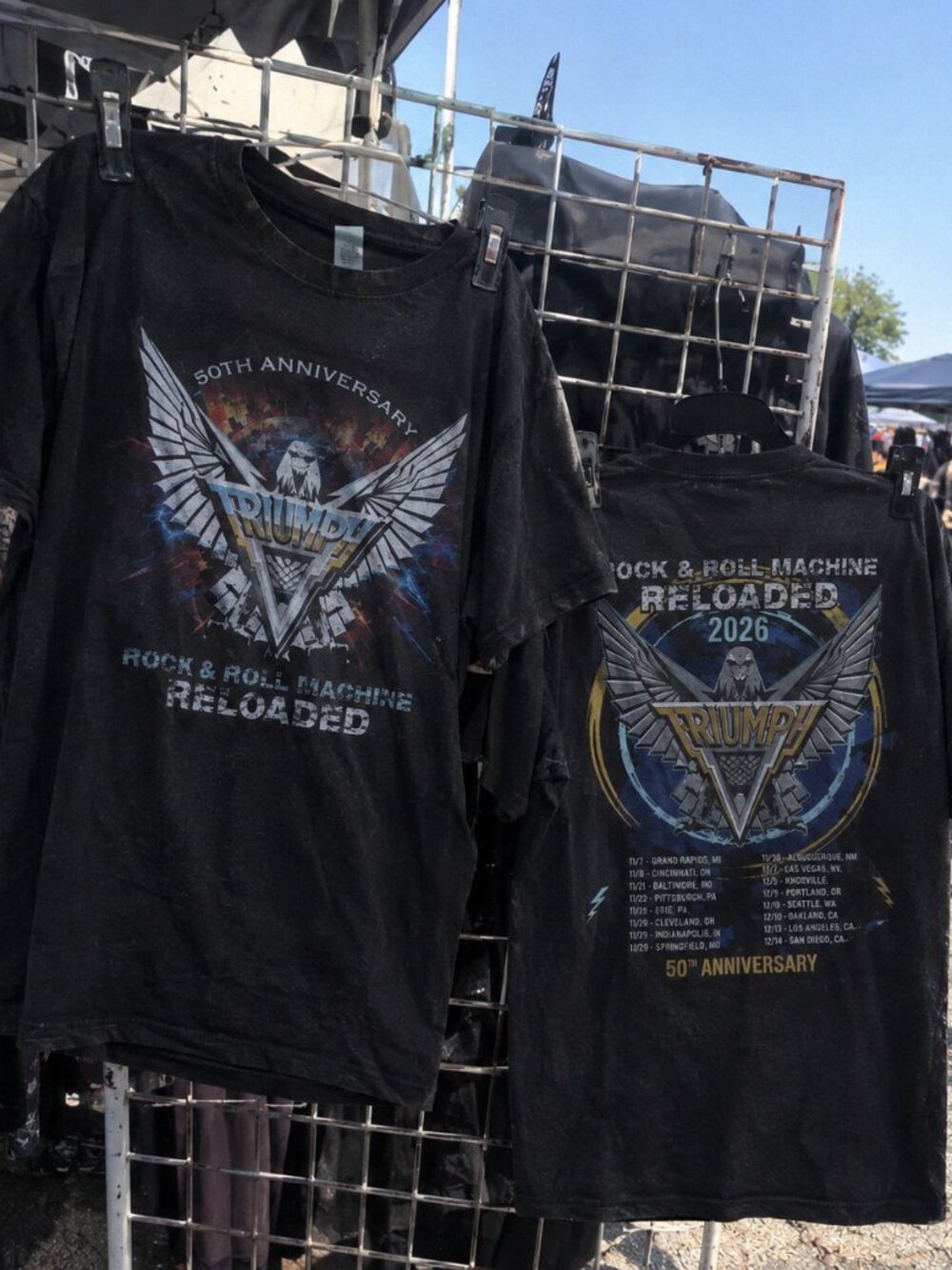 Triumph 50th Anniversary Tour 2026 T-Shirt